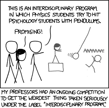 The Author has fabricated a hypothetical college course where intelligent female physics students (geeks) act violently towards male psychology students (non-geeks).&nbsp;
It is possible that this comic is a manifestation of past social and/or sexual frustrations from the Author’s college days.